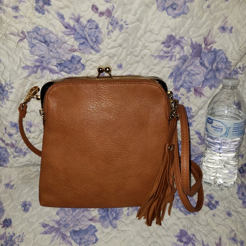 Leather Handbag no brand